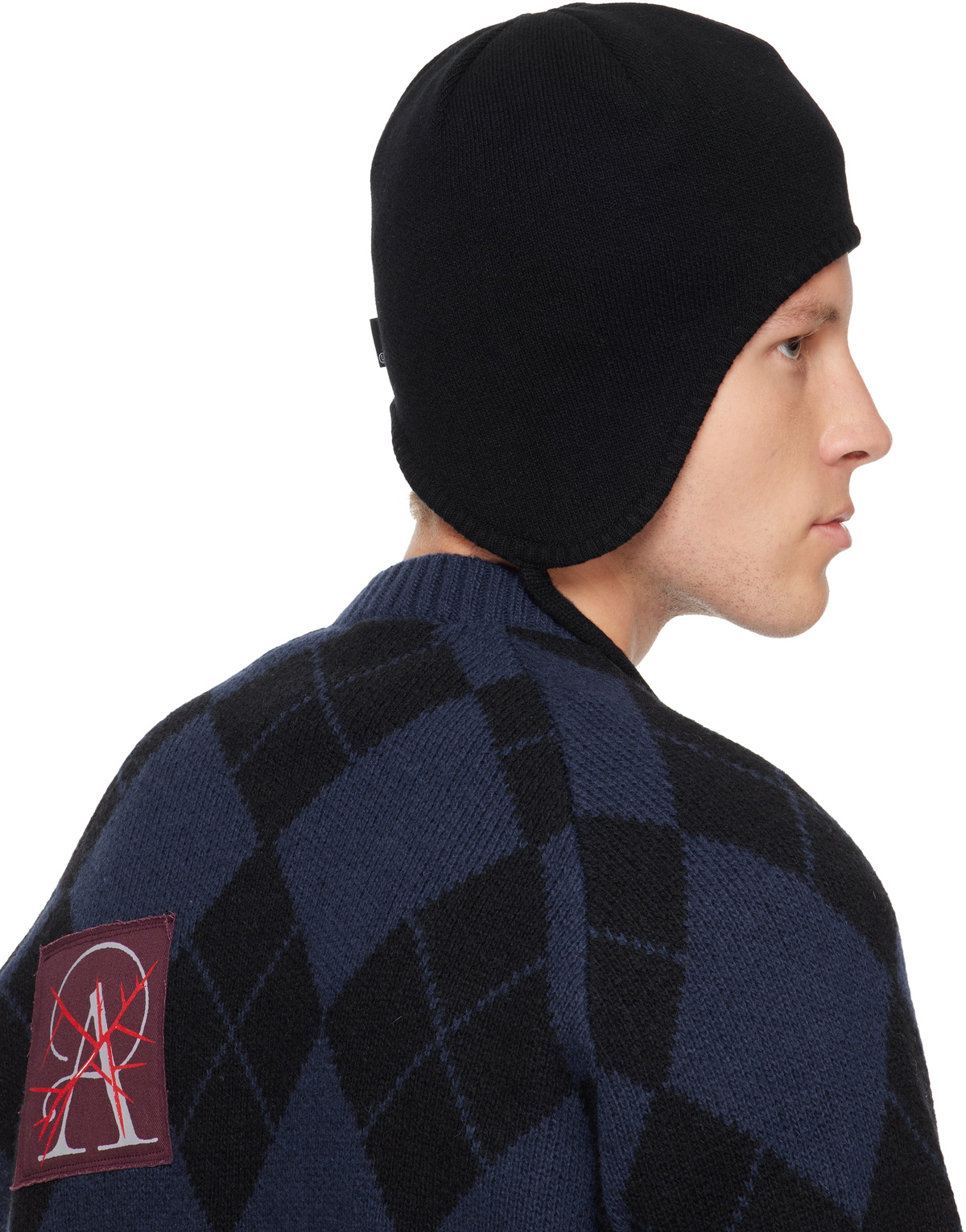 UNDERCOVER Black Wool Beanie