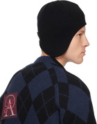 UNDERCOVER Black Wool Beanie