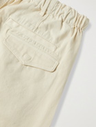 ALEX MILL - BCI Cotton-Blend Twill Drawstring Shorts - Neutrals - L