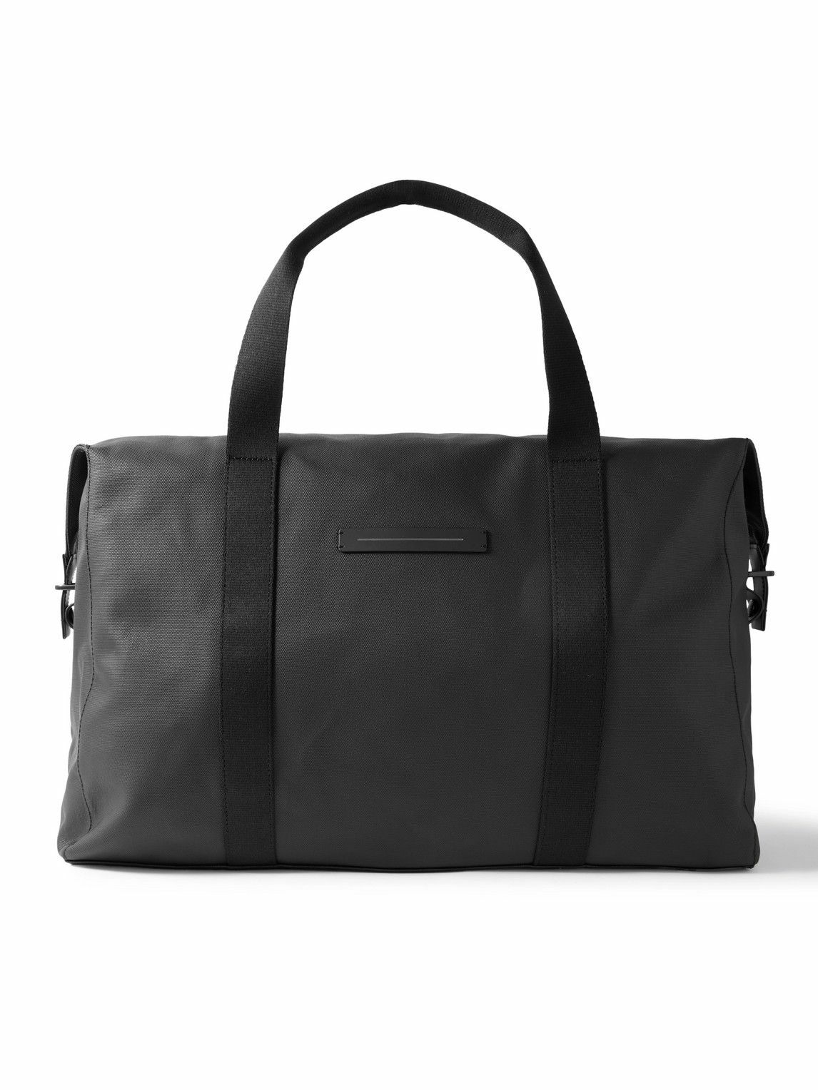 HORIZN STUDIOS - SoFo L Leather and Grosgrain-Trimmed Canvas Weekend Bag