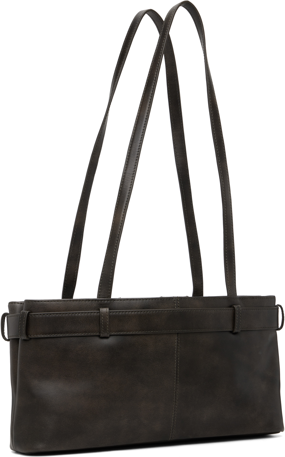 OSOI Brown Shoulder Brocle Bag