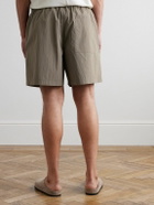 SSAM - Wide-Leg Shell Shorts - Green