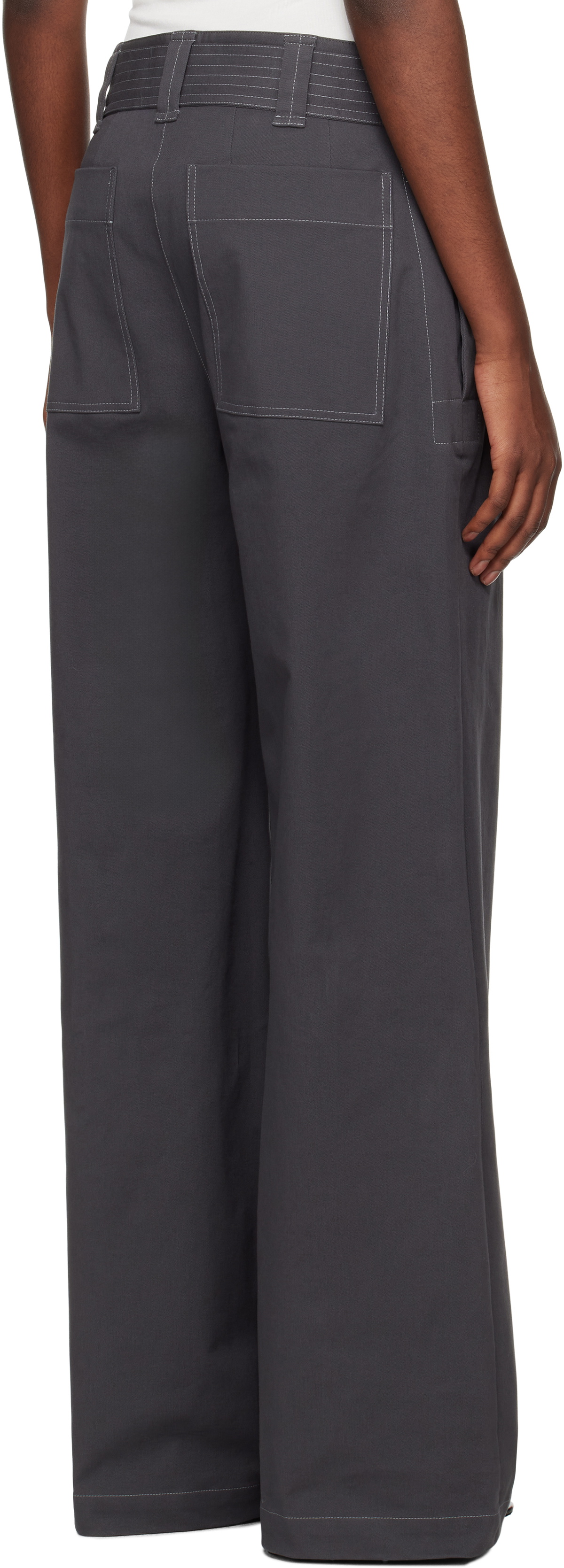 Paris Georgia Gray Elemental Worksman Trousers Paris Georgia