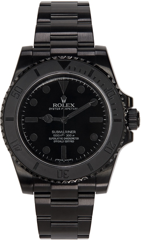 Photo: MAD Paris Black Customized Rolex Submariner Watch