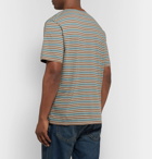 Beams Plus - Striped Slub Cotton-Jersey T-Shirt - Brown