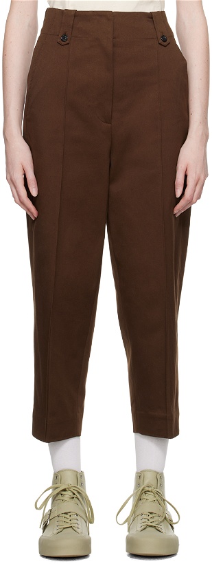 Photo: Margaret Howell Brown Cropped Trousers