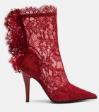McQueen Heron 105 lace ankle boots