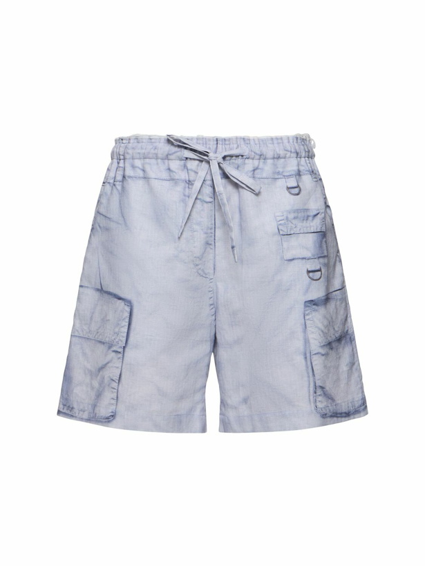 Photo: ACNE STUDIOS Printed Linen & Cotton Shorts