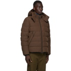 Ermenegildo Zegna Brown Down Stratos Puffer Jacket