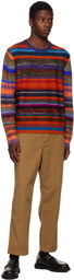 PS by Paul Smith Orange Stripe Sweater