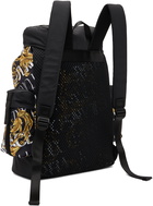 Versace Jeans Couture Black Logo Couture Backpack