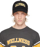 Sporty & Rich Black 'California' Cap
