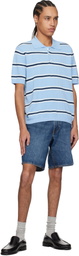 Levi's Blue 468 Stay Loose Denim Shorts