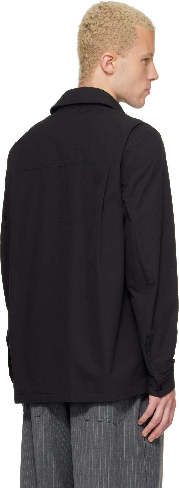 Moncler Black Ripstop Shirt