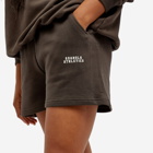 Adanola Women's Sweat Shorts in Coffee Bean