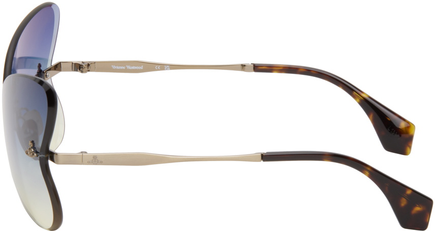 Vivienne Westwood Gold & Tortoiseshell Yara Sunglasses