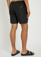 Dolce & Gabbana Logo-embroidered Shell Swim Shorts Black