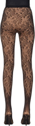 Balenciaga Beige & Black Pantaleggings Boots