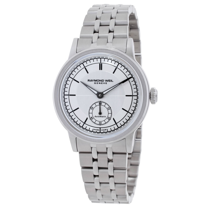 Photo: Raymond Weil Millesime Automatic Silver Dial Ladies Watch 2130-ST-65001
