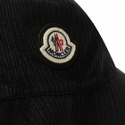 Moncler Men's Cord Bucket Hat in Black