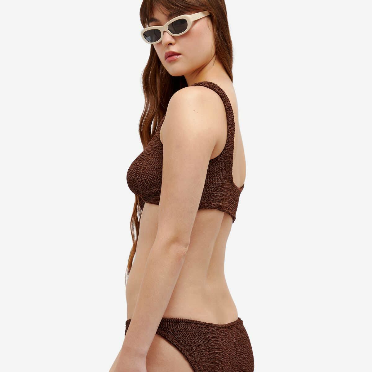 Hunza G Women's Juno Bikini in Chocolate Hunza G