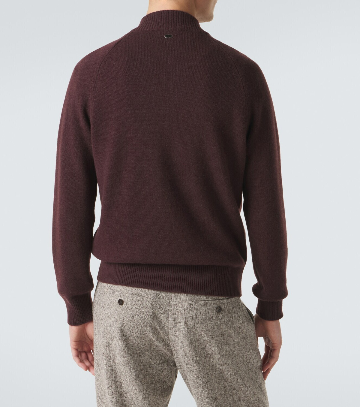 Agnona Cashmere half-zip sweater