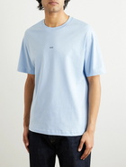 A.P.C. - Kyle Logo-Print Cotton-Jersey T-Shirt - Blue