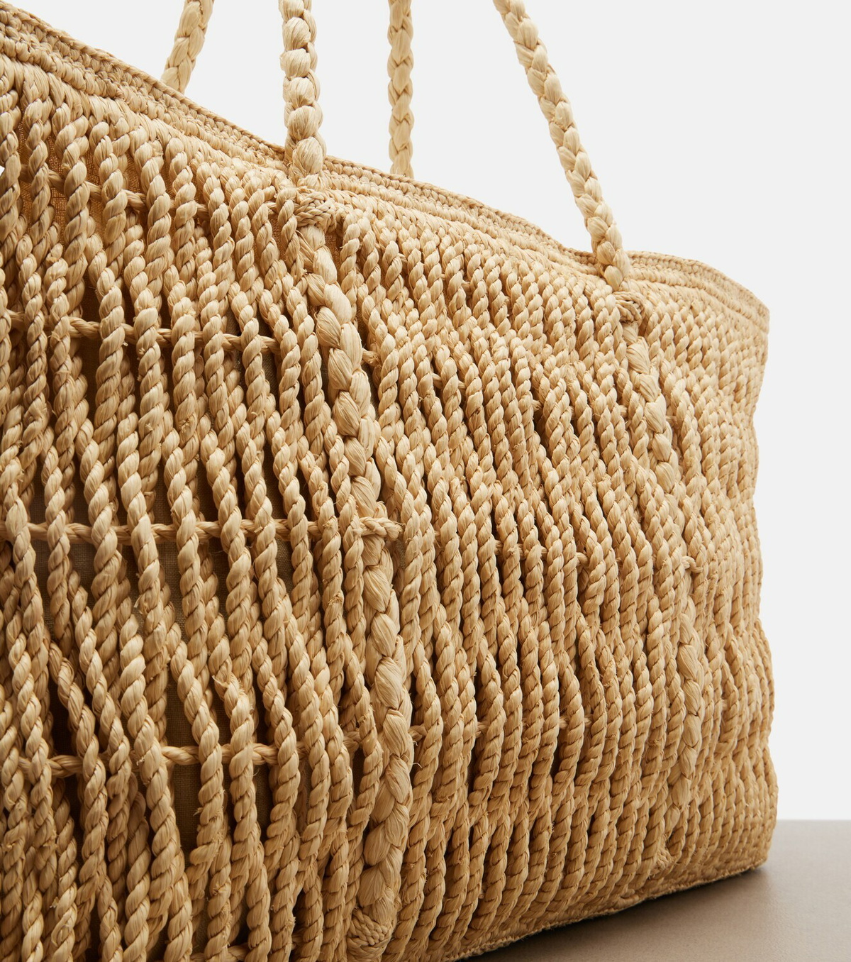 The Row Georgica Large raffia tote bag