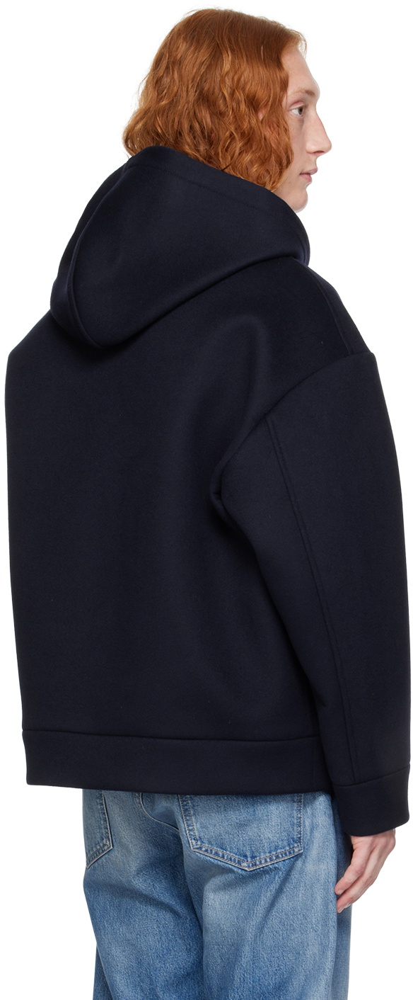 Valentino Navy Cashmere Coat