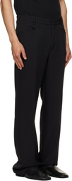 Second/Layer Black 'El Niño' Slim Trousers
