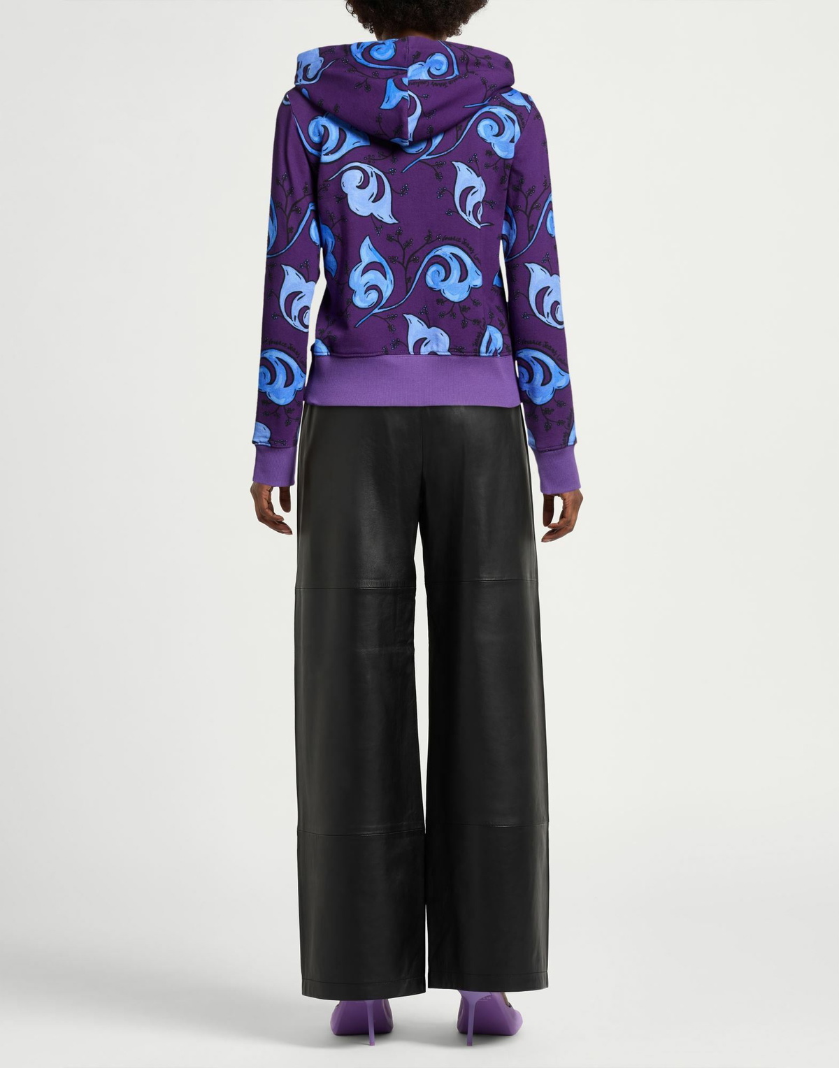 Versace Jeans Couture Womens Sweatshirt in Purple