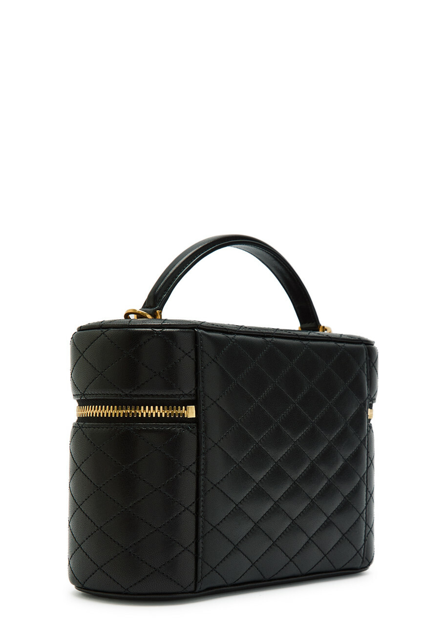 Saint Laurent Gaby Large Quilted Leather top Handle bag - Black - One Size