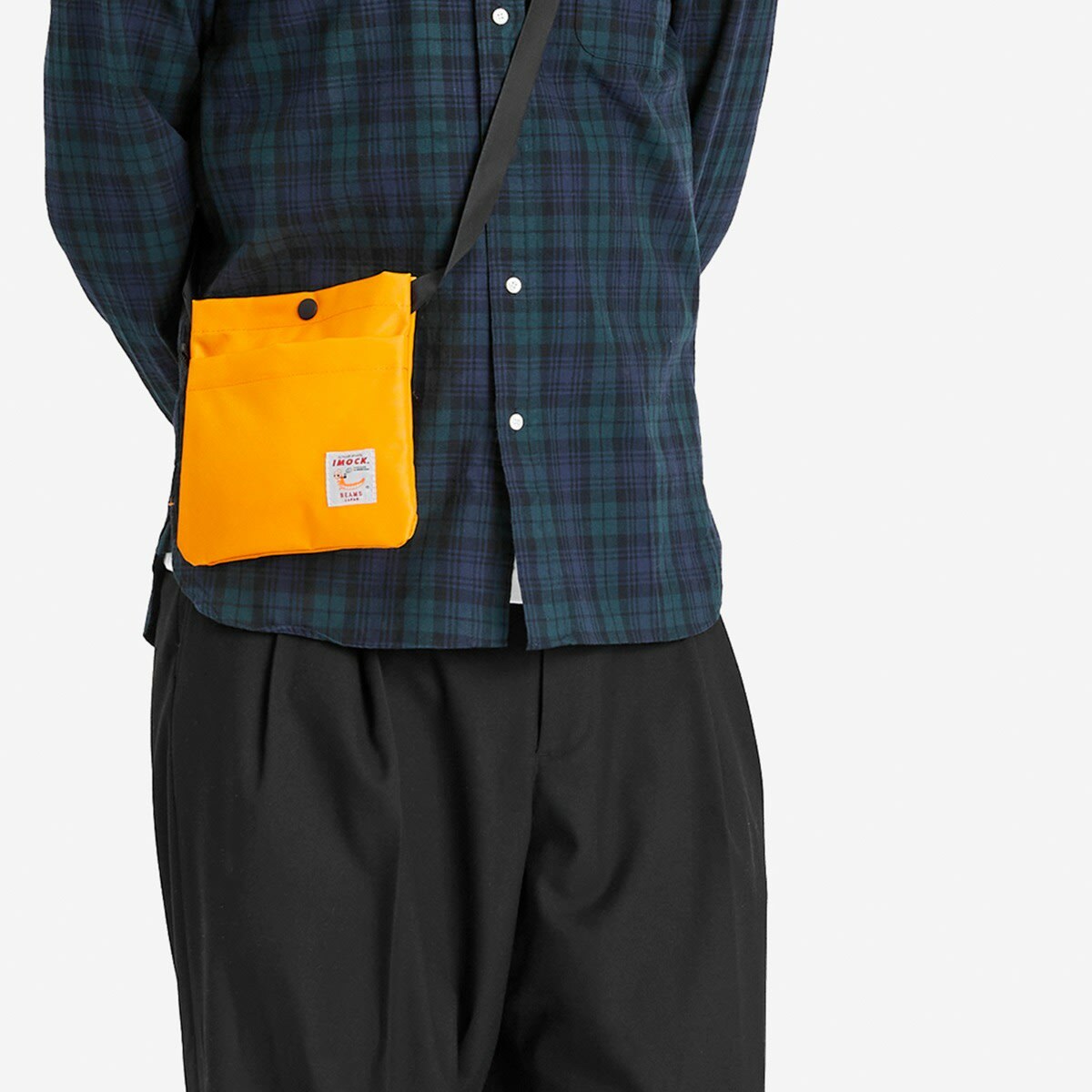 BEAMS JAPAN x IMOCK Shoulder Pouch in Orange 