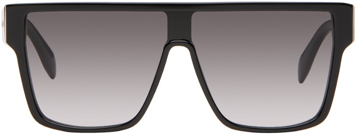Photo: Alexander McQueen Black Shield Sunglasses