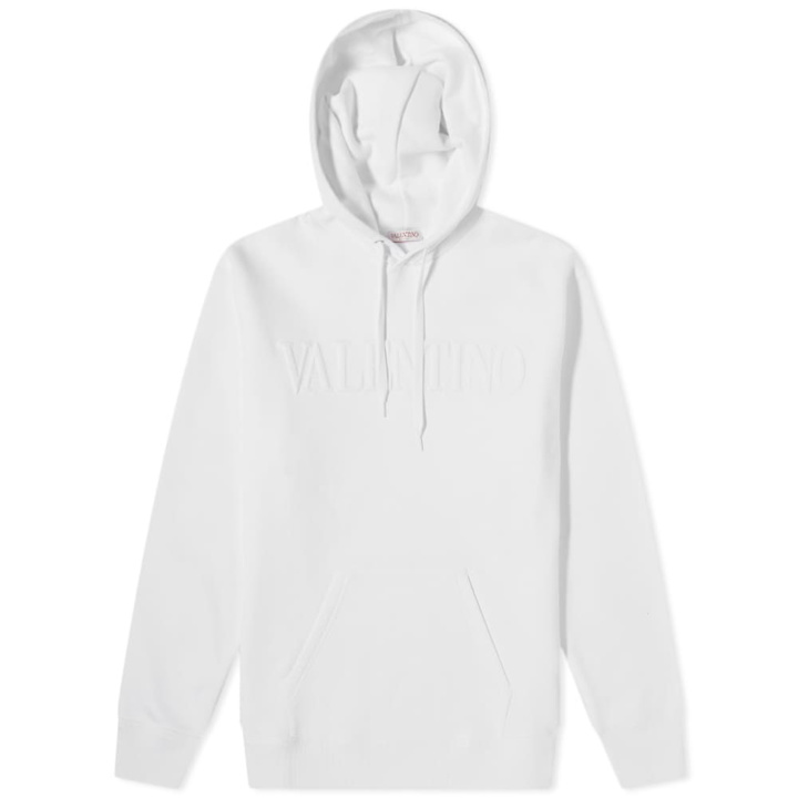 Photo: Valentino Debossed Logo Oversized Popover Hoody