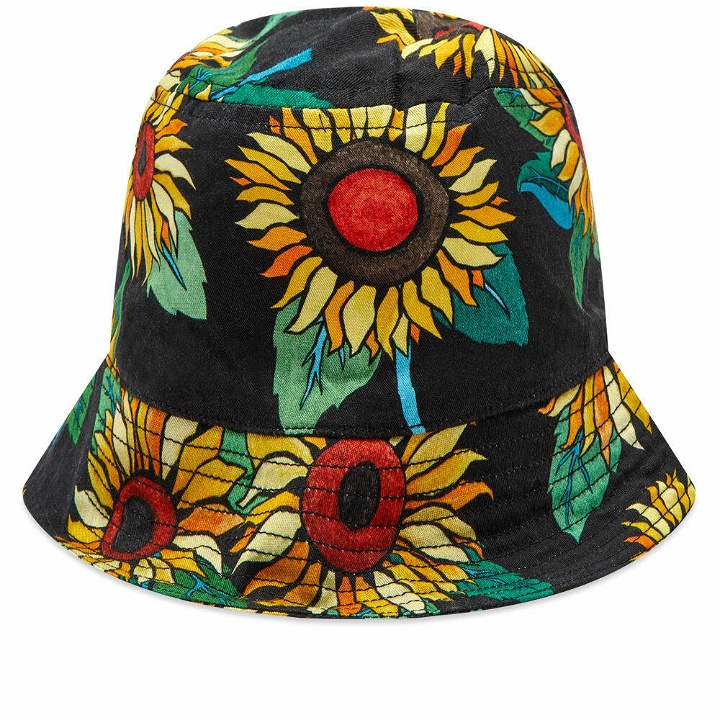Photo: Endless Joy Men's Sunflower Bucket Hat in Black