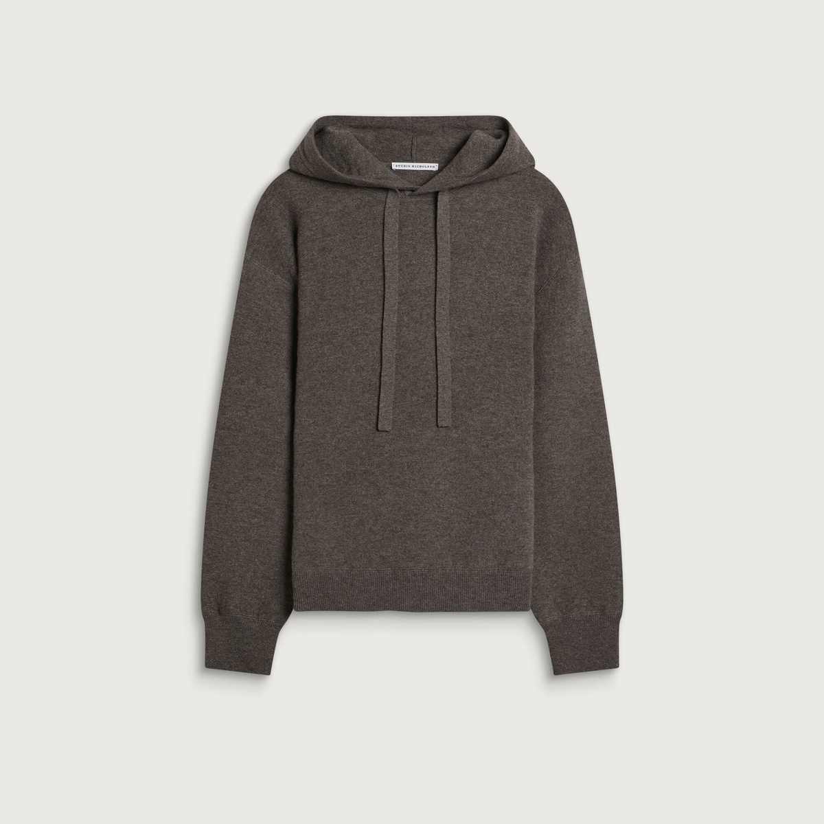 Studio Nicholson Men's Copecashmere Hoodie in Mouse