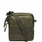 Human Made Men's Military Larher Pouch Bag in Olive 