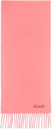 Acne Studios Pink Fringed Scarf