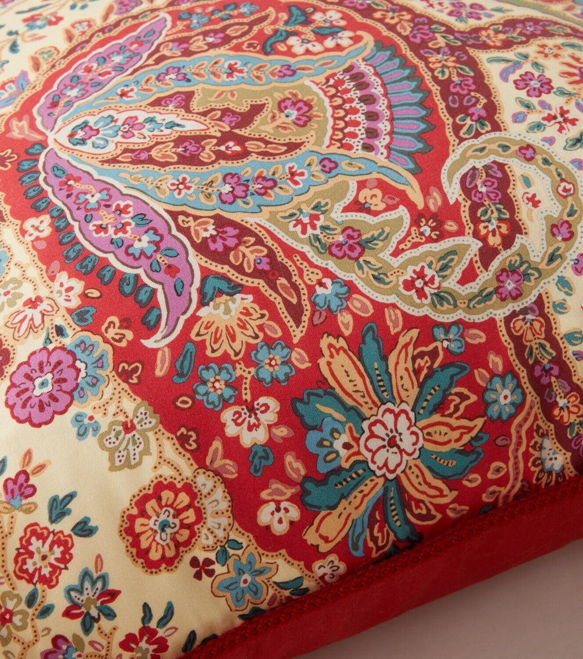 Etro Pegaso paisley cotton cushion