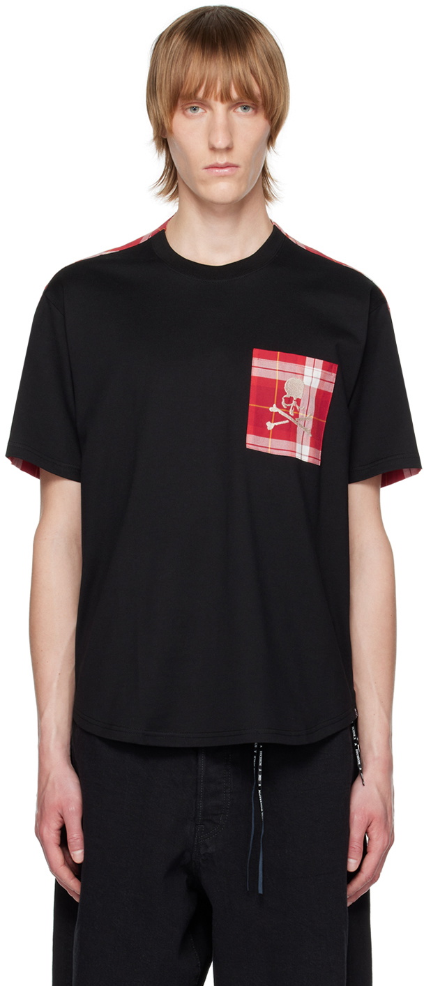 MASTERMIND WORLD Red 2 Color T-Shirt MASTERMIND WORLD