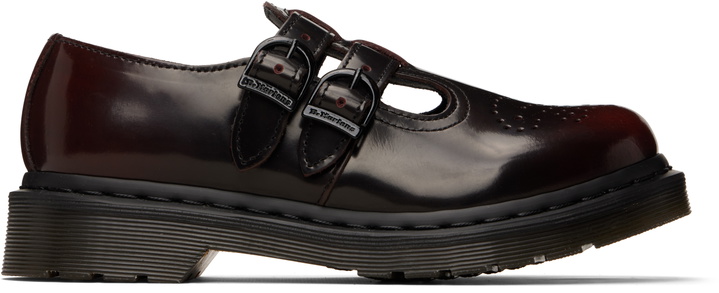 Photo: Dr. Martens Black & Burgundy 8065 Mary Jane Loafers