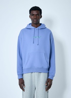 Awake NY Logo Motif Hooded Sweatshirt
