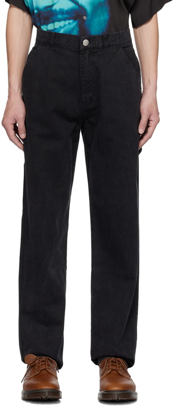 Photo: Awake NY Black Washed Trousers