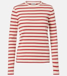 Jil Sander Striped cotton T-shirt