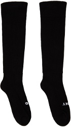 Rick Owens DRKSHDW Black 'So Cunt' Socks