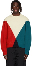 Jil Sander Off-White Cotton Sweater