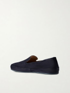 Mulo - Evening Suede Loafers - Blue