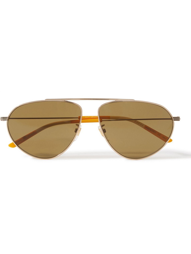 Photo: Gucci Eyewear - Aviator-Style Gold-Tone and Acetate Sunglasses