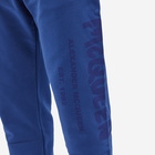 Alexander McQueen Men's Graffiti Logo Sweat Pant in Midnight Blue